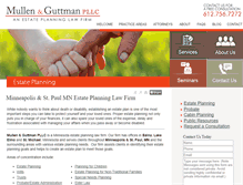 Tablet Screenshot of mullenguttman.com